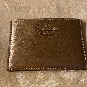 Kate spade small wallet/ rose gold
